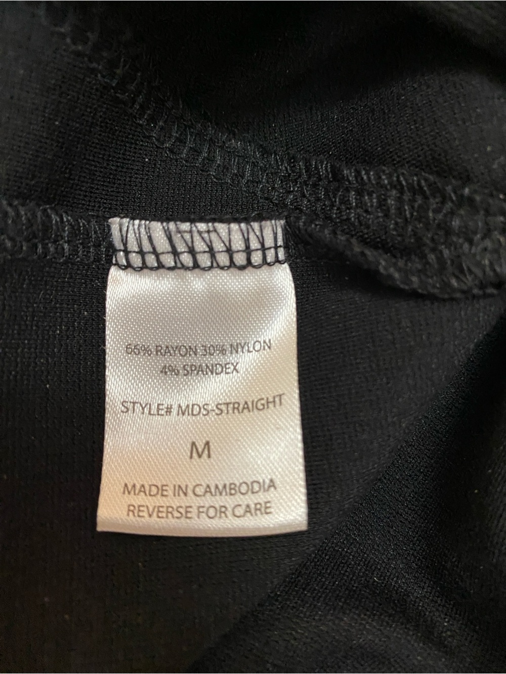 Dear Scarlett- Magic Pants, Ankle Straight Leg, Black, Sz Med - Picture 4 of 9